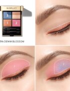 Guerlain Blooming Denim Ombres G палитра сенки за очи лимитирана версия 396 Denim Blossom 6 гр.