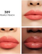 Guerlain KissKiss Bee Glow подхранващ и хидратиращ балсам за устни цвят 389 Pearly Peach 3.2 гр.