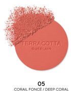 Guerlain Terracotta Blush освежаващ руж цвят 05 Deep Coral 5 гр.