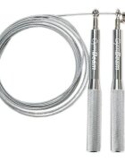 GymBeam Metal въже за скачане боя Silver 1 бр.