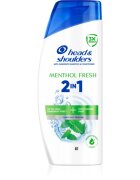 Head & Shoulders Menthol Fresh 2in1 шампоан и балсам 2 в1 против пърхот 400 мл.