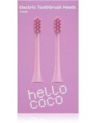 Hello Coco Electric Toothbrush Heads Pink резервни глави за четка за зъби 2 бр.
