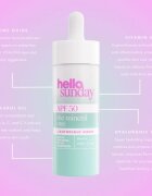 hello sunday the mineral one lightweight serum drops лек серум SPF 50 30 мл.