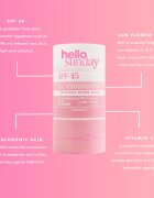 hello sunday the shimmer one mineral glow stick минерална защитна пръчица за чувствителни места SPF 45 20 гр.