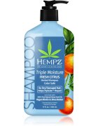 HEMPZ Triple Moisture хидратиращ шампоан За коса 500 мл.