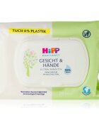 Hipp Babysanft Face & Hands мокри почистващи кърпички за деца от раждането им 20 бр.