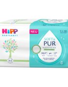 Hipp Soft & Pur мокри почистващи кърпички за деца от раждането им 3x48 бр.