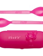 Hipp Spoons Set сет за хранене на път Pink