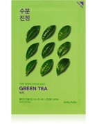 Holika Holika Pure Essence Green Tea подхранваща платнена маска за чувствителна и зачервена кожа 23 мл.