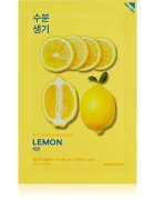 Holika Holika Pure Essence Lemon платнена маска с омекотяващ и освежаващ ефект с витамин С 20 мл.