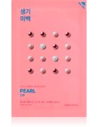 Holika Holika Pure Essence Pearl платнена маска с озаряващ ефект 20 мл.