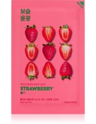 Holika Holika Pure Essence Strawberry озаряваща платнена маска за равномерен тен на кожата 23 мл.