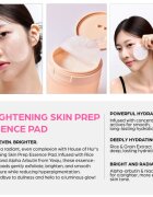 House of Hur Brightening Skin Prep Essence Pad тонизиращи възглавнички да уеднакви цвета на кожата 140 мл.