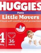 Huggies Little Movers Pants еднократни пелени гащички 9-14 kg 36 бр.