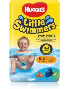 Huggies Little Swimmers 5-6 еднократни пелени за плуване 12–18 kg 11 бр.