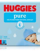 Huggies Pure почистващи кърпички 3x56 бр.