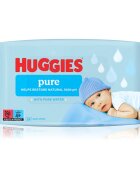 Huggies Pure почистващи кърпички за деца от раждането им 56 бр.