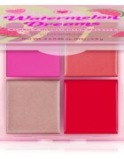 I Heart Revolution Watermelon Dreams Blush & Highlighter Quad палитра с хайлайтъри и ружове 4x2.8 гр.