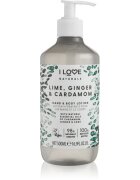 I Love Naturals Lime Ginger & Cardamom тоалетно мляко за тяло 500 мл.