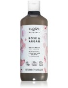 I Love Naturals Rose & Argan опияняващ душ гел с аромат на рози 500 мл.