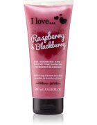 I Love Raspberry & Blackberry душ гел с пилинг ефект 200 мл.