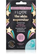 I Love Skin Superstar почистваща и детоксикираща маска с активен въглен 10 мл.