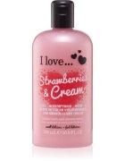 I Love Strawberries & Cream крем за душ и вана 500 мл.