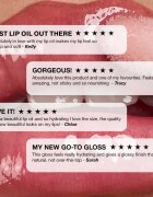 ICONIC London Lustre Lip Oil хидратиращо олио за устни цвят She's A Peach 6 мл.