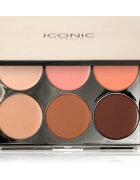 ICONIC London Multi-Use Cream Blush Bronze and Highlight Palette мултифункционална палитра за лице 6x3.2 гр.