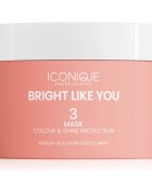 ICONIQUE Professional BRIGHT LIKE YOU Colour & Shine Protection Mask възстановяваща защитна маска за боядисана коса 200 мл.