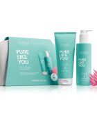 ICONIQUE Professional PURE LIKE YOU Set Shampoo 250 ml Scrub 200 ml BrushArt Massage Brush подаръчен комплект за коса и скалп