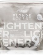 Indola Blond Expert Lightener 9+ изсветляваща пудра за боядисана коса и коса с кичури White 450 гр.