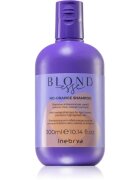 Inebrya BLONDesse No-Orange Shampoo подхранващ шампоан неутрализиращ кафеникавите оттенъци 300 мл.