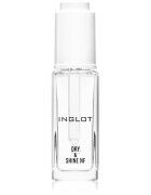 Inglot Dry & Shine NF горен лак за нокти ускоряващ изсъхването на лака с пипета 9 мл.