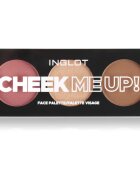 Inglot Face Palette хайлайтър бронзър и руж цвят Cheek Me Up! 7.2 гр.