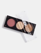 Inglot Face Palette хайлайтър бронзър и руж цвят Cheek Me Up! 7.2 гр.
