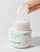 innisfree Green Tea Seed Hyaluronic Cream хидратиращ крем за лице с успокояващ ефект 50 мл.