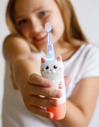 innoGIO GIOcat четка за зъби за деца White 1 бр.