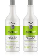 INOAR CicatriFios комплект за увредена и крехка коса 2x1000 мл.