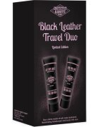 Institut Karité Paris Black Leather Travel Duo комплект за пътуване за ръце и тяло