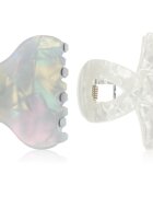 InvisiBobble Clipstar Pearly Frost щипка за коса размер М 2 бр.