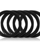 InvisiBobble Hair Tie ластици за коса Black 5 бр.