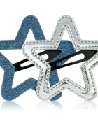 InvisiBobble Snapclips Starlight Serenade фиби за коса 2 бр.