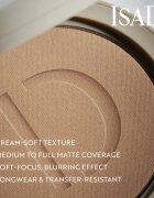 IsaDora The No Compromise Matte Longwear Powder компактна пудра за матиране цвят 70 Neutral Tan 8 гр.