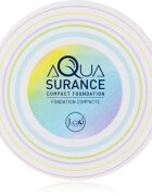 J.Cat Beauty Aquasurance компактна пудра за средно до пълно покритие цвят 100 Porcelain 9 гр.