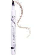 J.Cat Beauty Eyebrow Countouring 4-tip Pen дълготрайна фиксация за вежди цвят 102 Brown 1.5 гр.