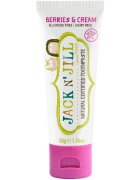 Jack N’ Jill Toothpaste натурална детска паста за зъби вкус Berries & Cream 50 гр.