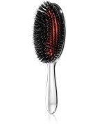 Janeke Chromium Line Air-Cushioned Brush with Bristles and Nylon Reinforcement овална четка за коса 22 x 7 cm 1 бр.