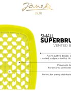 Janeke Superbrush Small малка плоска четка 1 бр.