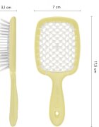 Janeke The Original SuperBrush Small малка плоска четка За коса Yellow 1 бр.
